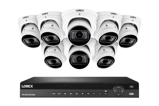 Lorex Elite Series 16-Channel 4K IP Security System – 4TB NVR, Nocturnal N4 Lite Turret Cameras