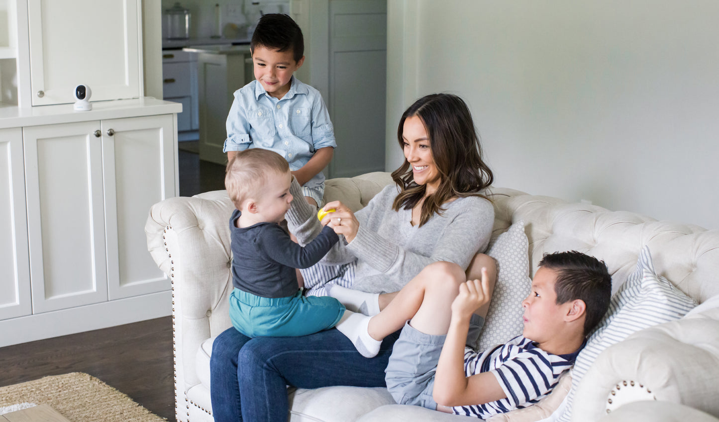 Smart 5MP Wi-Fi PT Indoor Security Camera