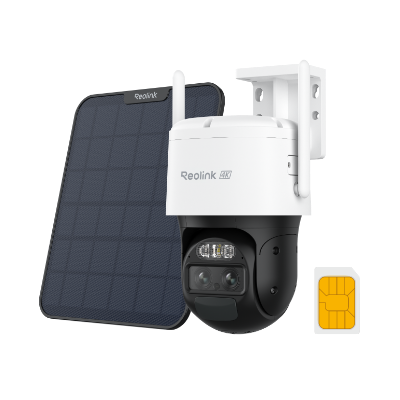 4G LTE Dual-Lens Battery Security Camera with Auto-Zoom Tracking