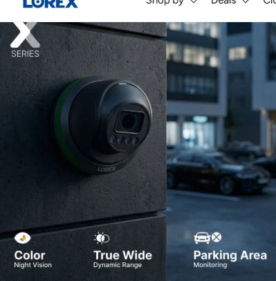 Lorex Connect X Series 4K 32-Channel Wired NVR System with X5 Turret Security Cameras - 8TB