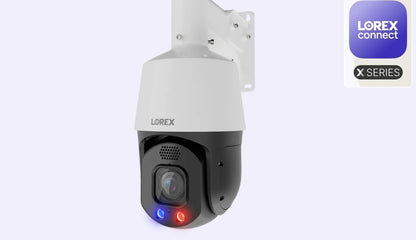 Lorex Connect X Series 4K PTZ PoE Camera with 30× Optical Zoom