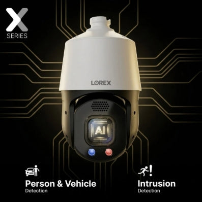 Lorex Connect X Series 4K 32-Channel Wired NVR System with X5 Turret Security Cameras - 8TB