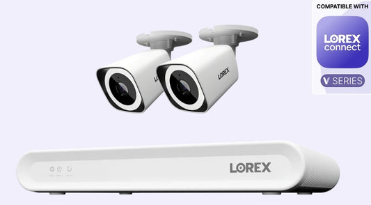Lorex Channel Wired NVR System with 4K IP Bullet Security Cameras - 1TB