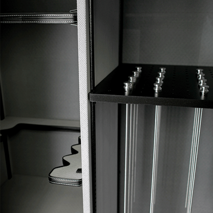 Winchester USA Made Western 6056 Gun Safe – front view with Winchester logo and chrome handle

Open Winchester Western 6056 gun safe showing adjustable shelves and rifle racks

Close-up of Winchester 6056 locking bolts and reinforced steel door frame

Interior view of Winchester fire-rated gun safe with door organizer and handguns

Side view of Winchester Western 6056 USA made gun safe with powder-coated finish

Winchester fireproof gun safe with UL listed electronic lock and chrome handle detail