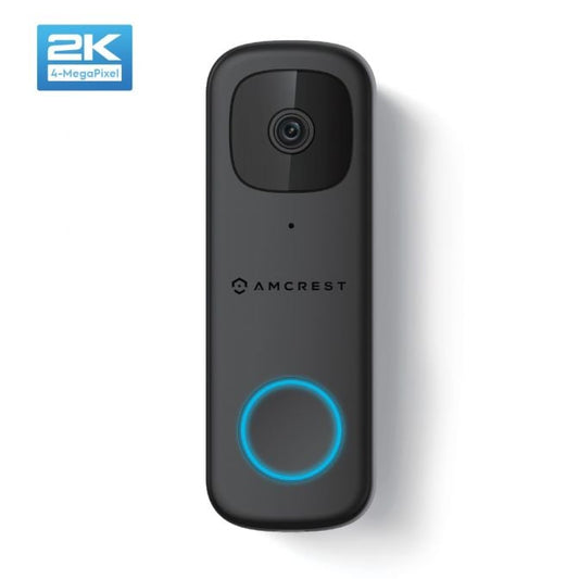 Amcrest 4MP Doorbell Camera 2.4GHz/5GHz WiFi Doorbell Camera AD410