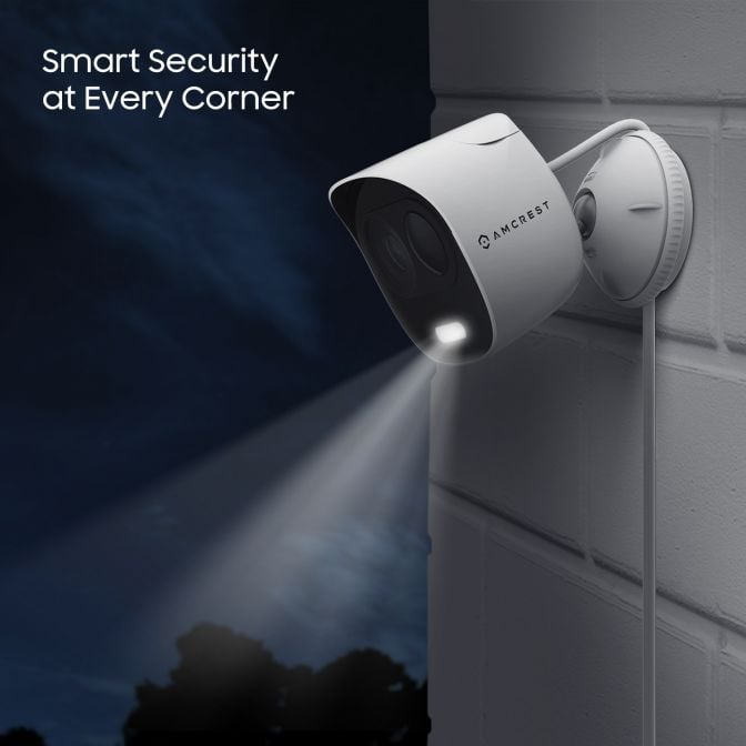 Amcrest SmartHome 2-Megapixel Deterrent Outdoor Security Camera ADC2W