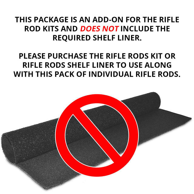 Add-On Rifle Rods (.22 Caliber) – 6-Pack