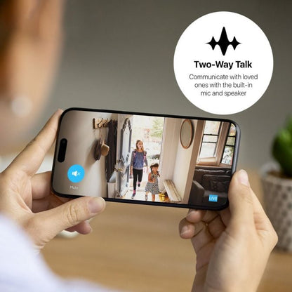 Amcrest Link 4MP WiFi Security Camera Pan/Tilt 2.4Ghz White AL-P401W