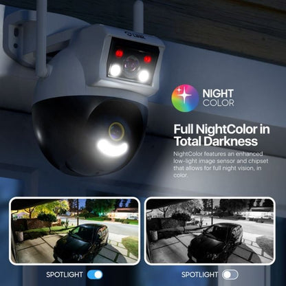 Amcrest Link 2MP WiFi Security Camera Pan/Tilt 2.4Ghz White AL-P402W