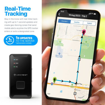 Amcrest GPS GL310 GPS Tracker for Vehicles (4G LTE) - Portable Mini Hidden Real-Time GPS Tracking Device
