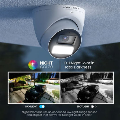 Amcrest 2MP Night Color Turret Analog Camera