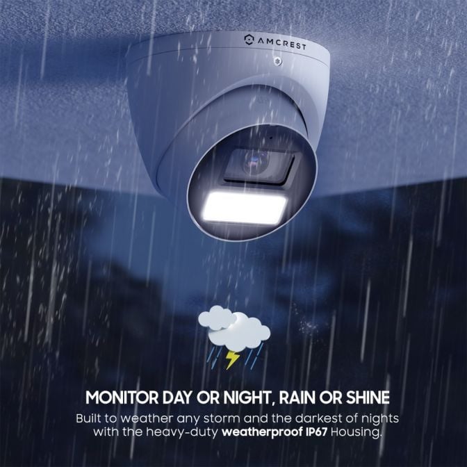 Amcrest 2MP Night Color Turret Analog Camera