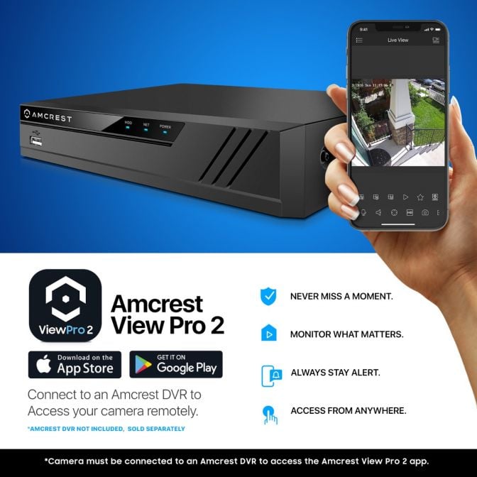 Amcrest 2MP Night Color Turret Analog Camera