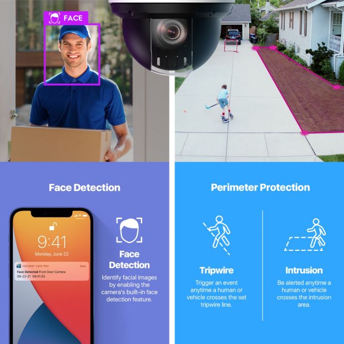 Amcrest 4MP Outdoor PTZ POE+ IP Camera PTZ Optical 25x IP4M-1068EW-AI