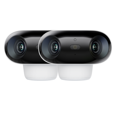 Smart 4K ColorX Dual-Lens Solar/Battery Camera with 180° Panorama