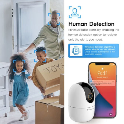 Amcrest SmartHome 4-Megapixel AI Human Detection, WiFi Camera Indoor