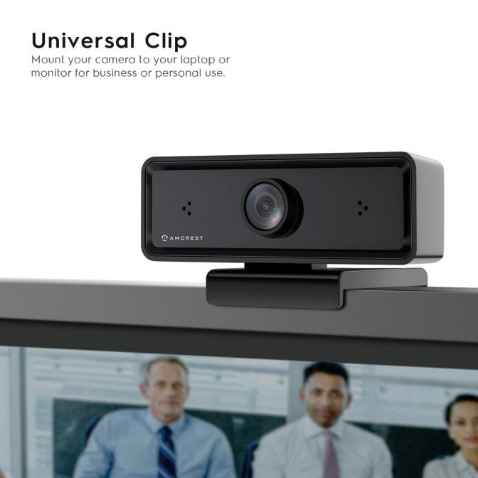 Amcrest Dual-Mic 1080P Webcam w/ Two Microphone USB Webcam AWC2198