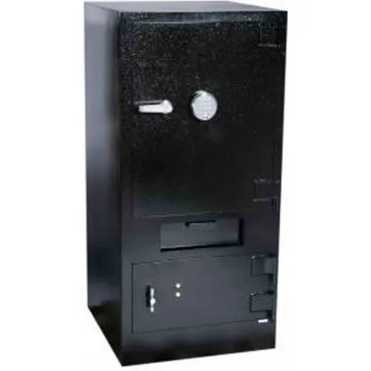 Cennox Mail Box Drop Safe B5325DM-FK1SG40 25"W x 26"D x 53"H Electronic Lock - 9.36 Cu. Ft. Black