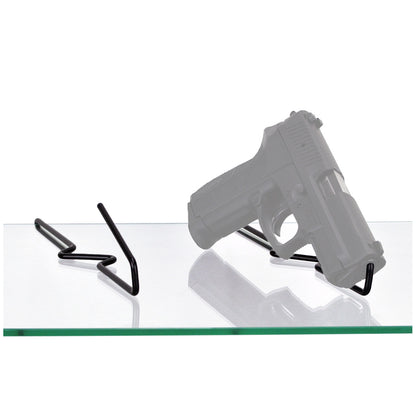 Back Kiks - Handgun Display Stand for Glass Shelves