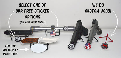 Branded Scope, Knife, Suppressor Display Stand - 10 Pack