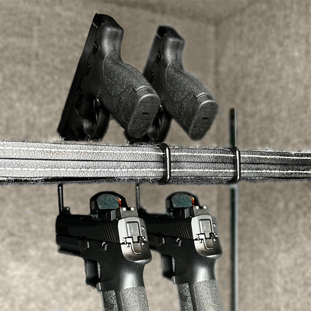 Carry Optics Over-Under Handgun Hangers – 2 Pack (Holds 4 Guns)