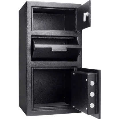 Barska AX13310 Keypad Depository Safe - 14"W x 14"D x 27-1/4"H, 0.72/0.78 Cubic Ft.