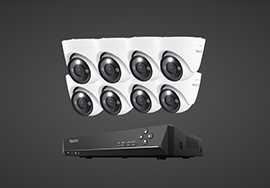 Reolink 4K Smart PoE Camera System with Color Night Vision & 3X Optical Zoom