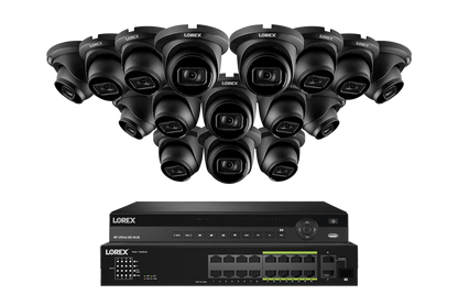 A Series Lorex Elite Series 4K 32 Camera Capable 8TB Wired NVR System with A14 IP Dome Cameras