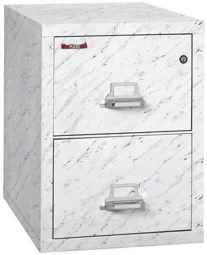 FireKing Designer Series 25" Vertical File Cabinet - 1-Hour Fire-Rated & High Security - 2 or 4 Drawers