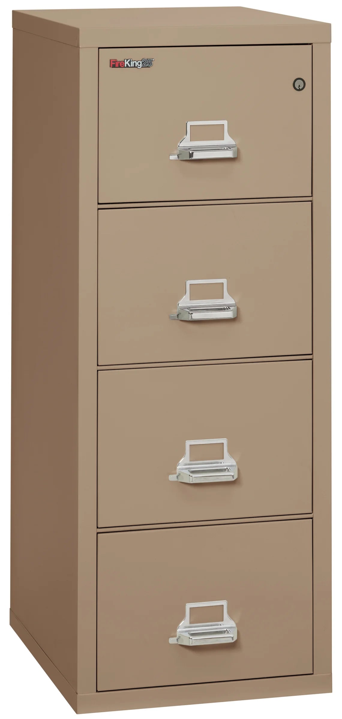 FireKing High Security - 25" Deep Vertical File Cabinet - 2 or 4 Drawers