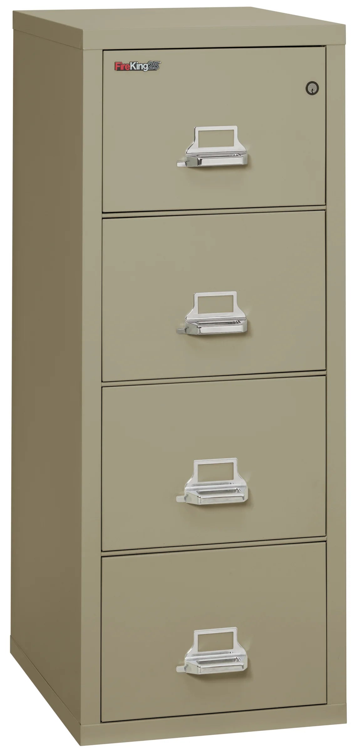 FireKing High Security - 25" Deep Vertical File Cabinet - 2 or 4 Drawers