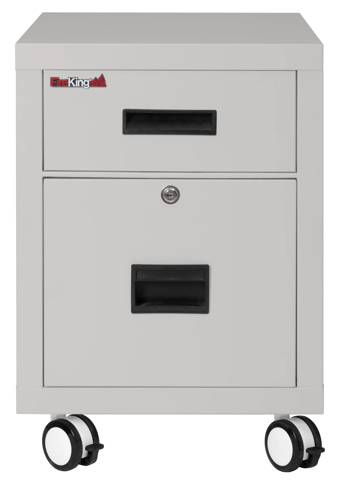 FireKing Mobile Pedestal Legal/Letter File Cabinet - 1-Hour Fire Rated