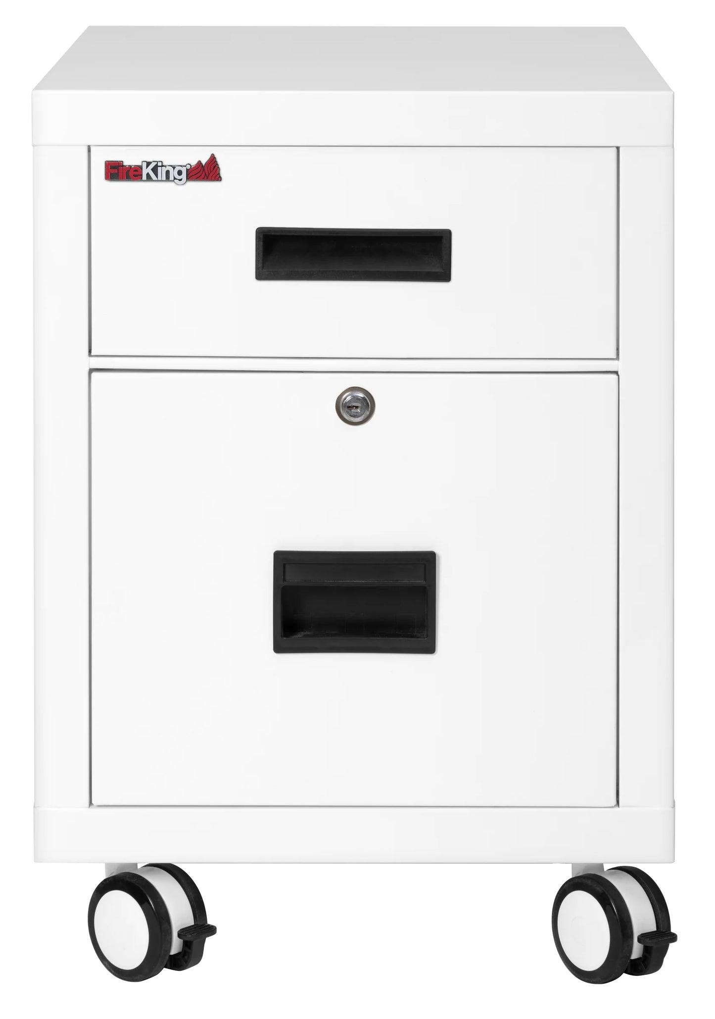 FireKing Mobile Pedestal Legal/Letter File Cabinet - 1-Hour Fire Rated