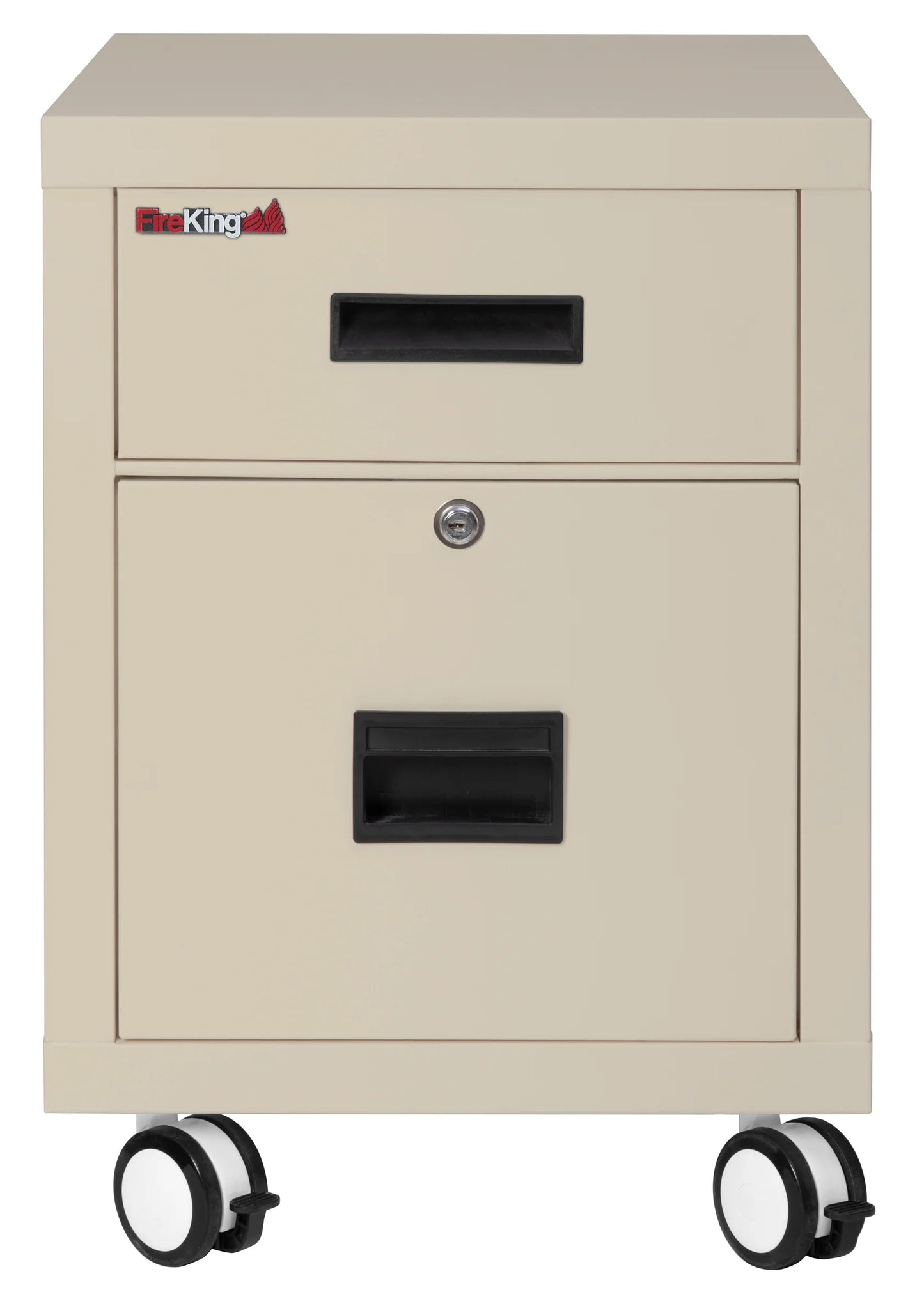 FireKing Mobile Pedestal Legal/Letter File Cabinet - 1-Hour Fire Rated
