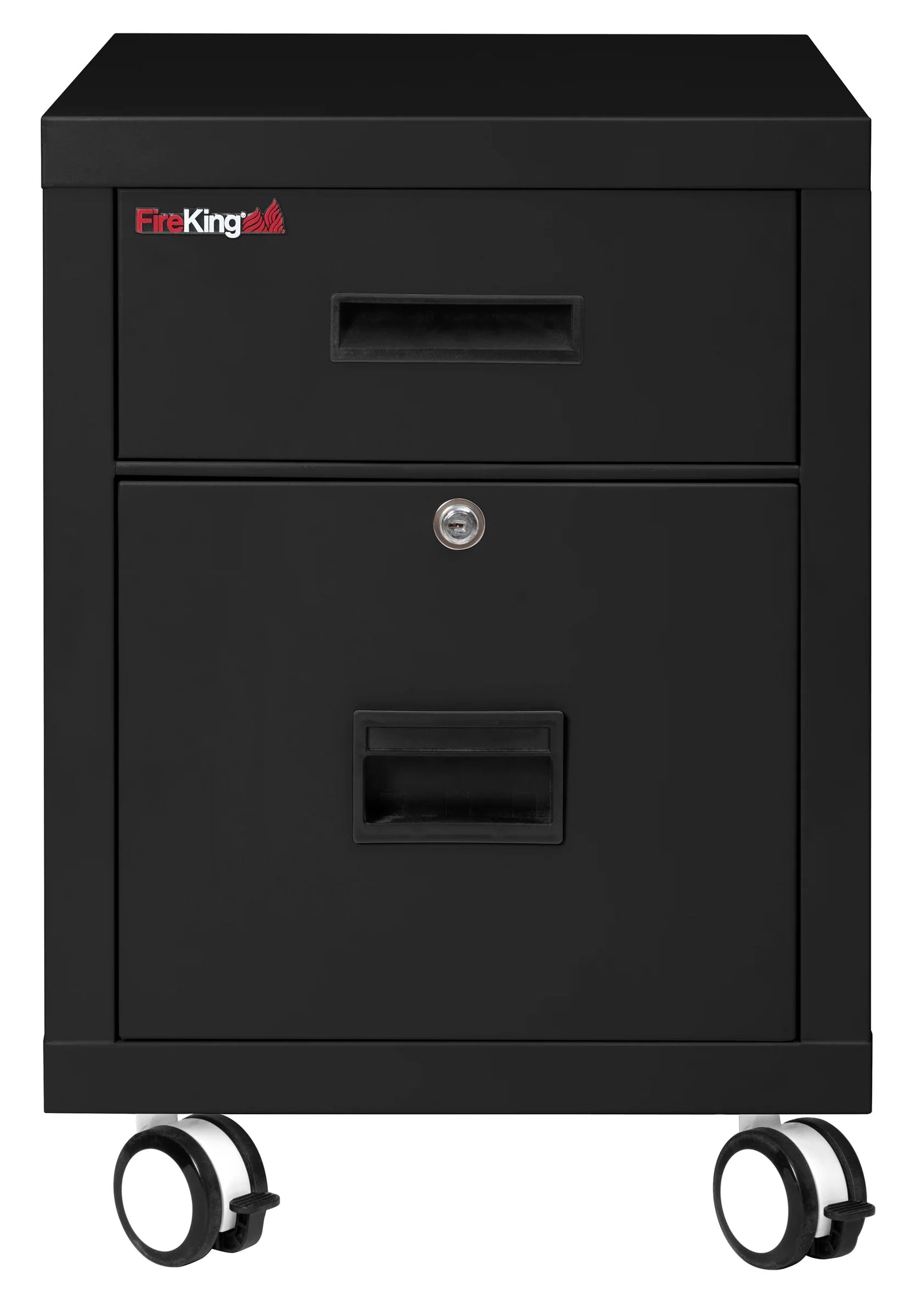 FireKing Mobile Pedestal Legal/Letter File Cabinet - 1-Hour Fire Rated