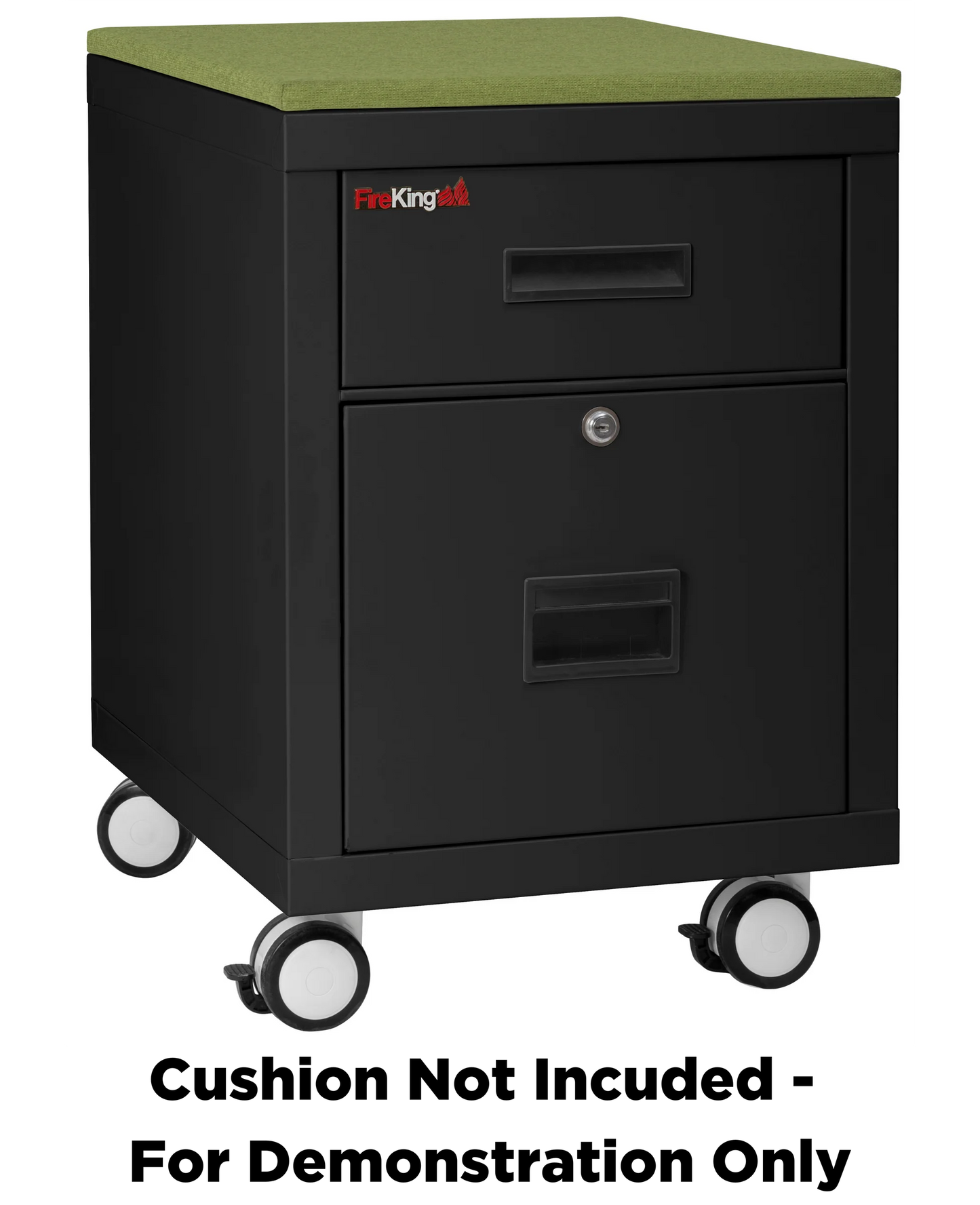 FireKing Mobile Pedestal Legal/Letter File Cabinet - 1-Hour Fire Rated