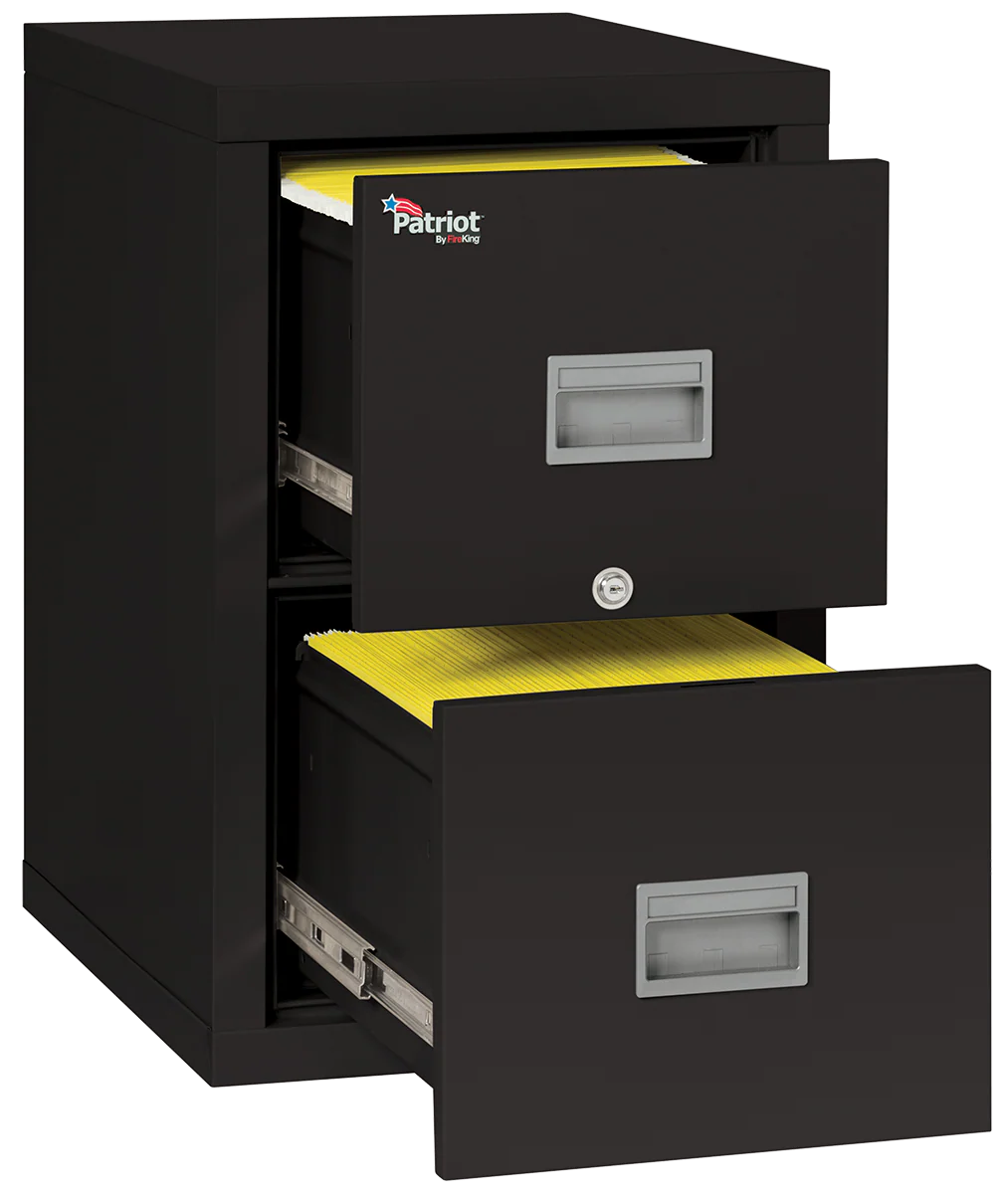 FireKing Patriot Series - 1-Hour Fire Rated Vertical File Cabinet - 2 or 4 Drawers