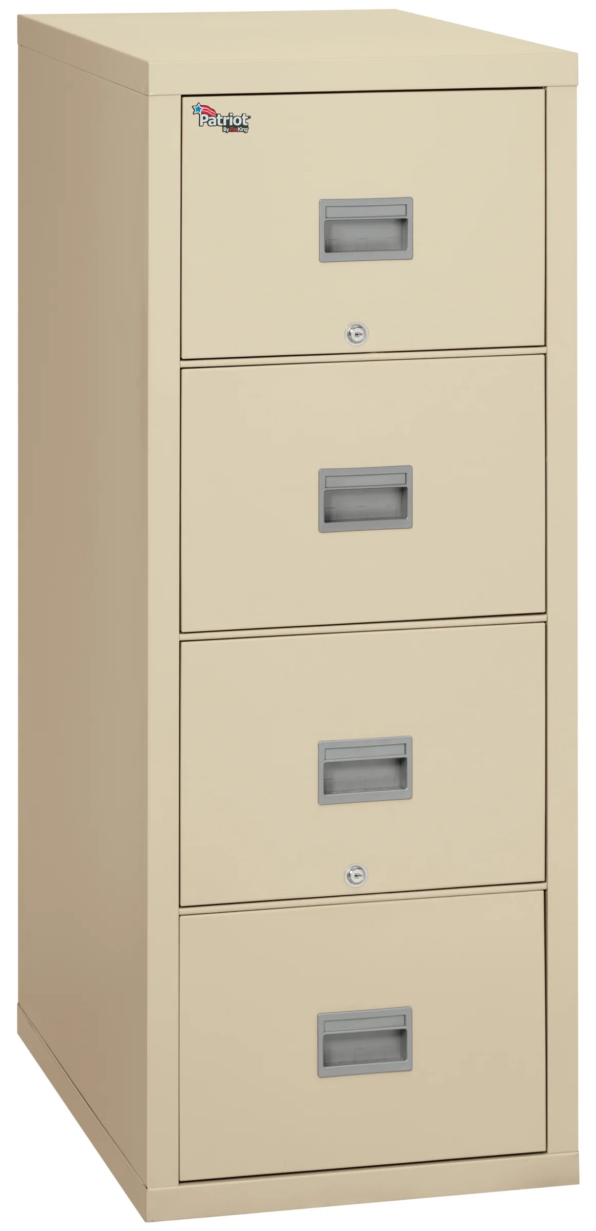 FireKing Patriot Series - 1-Hour Fire Rated Vertical File Cabinet - 2 or 4 Drawers