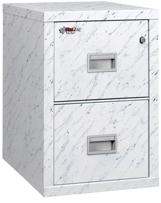 FireKing Turtle Designer Series - Space Saving Vertical File Cabinet - 1-Hour Fire Rated - 2 or 4 Drawers