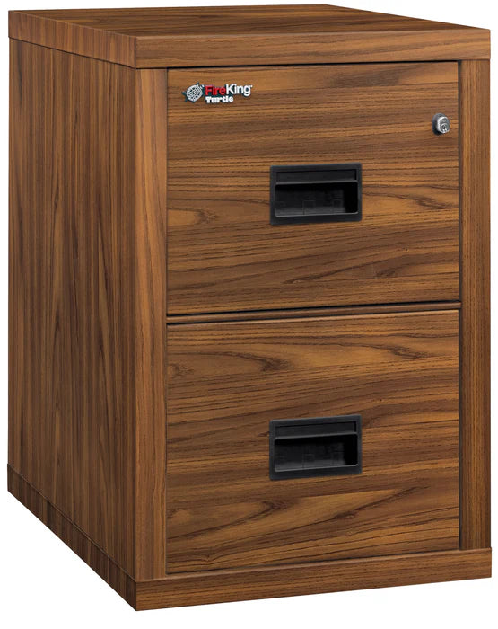 FireKing Turtle Designer Series - Space Saving Vertical File Cabinet - 1-Hour Fire Rated - 2 or 4 Drawers