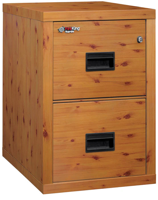 FireKing Turtle Designer Series - Space Saving Vertical File Cabinet - 1-Hour Fire Rated - 2 or 4 Drawers