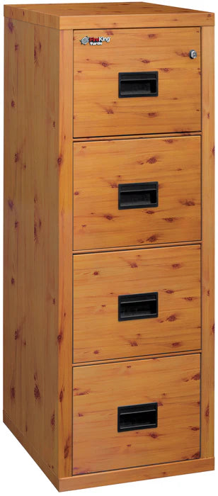 FireKing Turtle Designer Series - Space Saving Vertical File Cabinet - 1-Hour Fire Rated - 2 or 4 Drawers