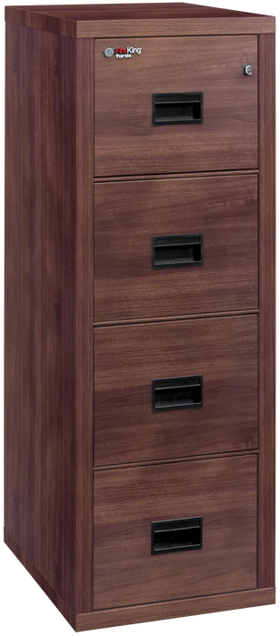 FireKing Turtle Designer Series - Space Saving Vertical File Cabinet - 1-Hour Fire Rated - 2 or 4 Drawers