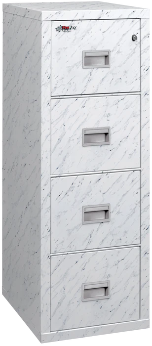 FireKing Turtle Designer Series - Space Saving Vertical File Cabinet - 1-Hour Fire Rated - 2 or 4 Drawers