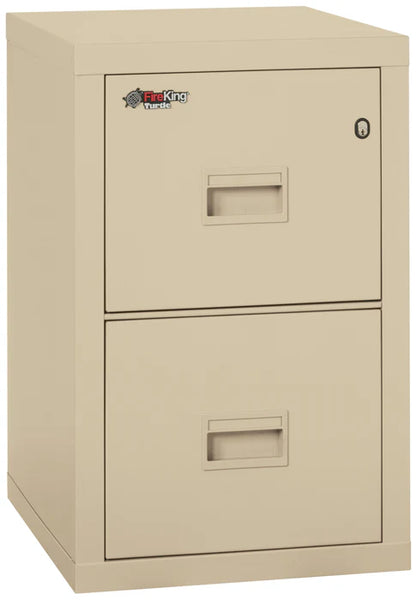 FireKing Turtle Series - Space Saving Vertical File Cabinet - 1-Hour Fire Rated - 2 or 4 Drawers