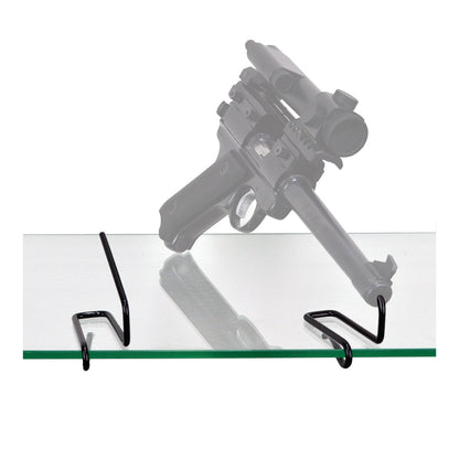 Front Kiks - Handgun Display Stand for Glass Shelves