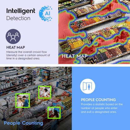 Amcrest UltraHD 12MP AI POE IP Fisheye Camera IP12M-F2380EW