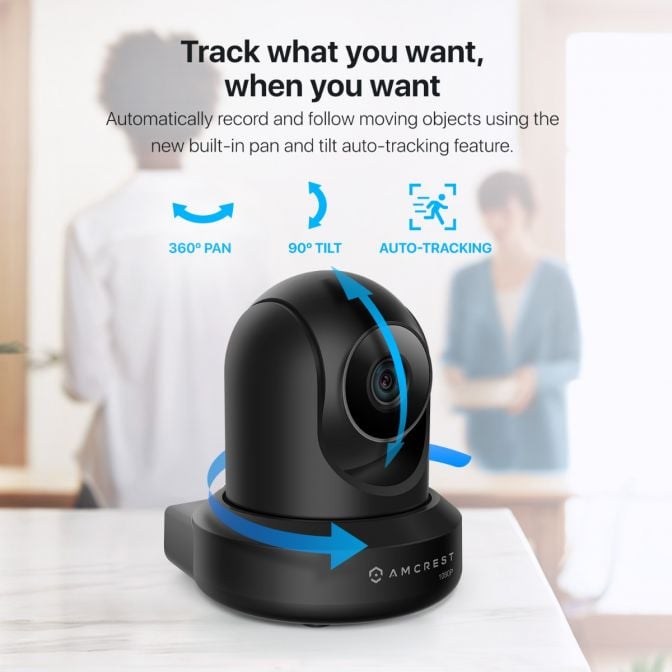 Amcrest 2MP WiFi Security Camera Pan/Tilt