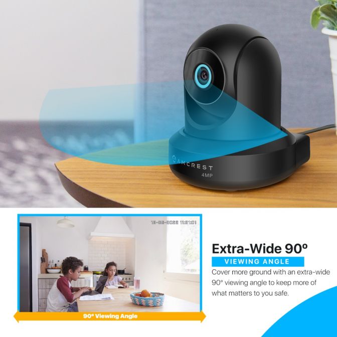 Amcrest 4MP ProHD Indoor WiFi IP Camera Pan/Tilt