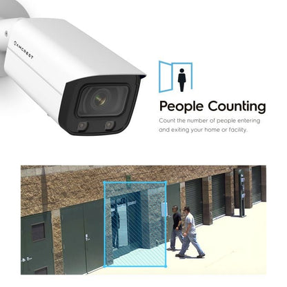 Amcrest 4MP AI IP PoE Bullet Camera NightColor IVS IP4M-1046EW-AI